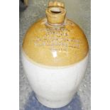 PRICE & SONS STONEWARE CIDER JAR BOND WINE MERCHANT WIVELISCOMBE SOMERSET