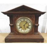 OAK MANTEL CLOCK