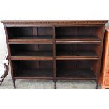 OAK BOOKCASE 52'LX41'HX15.5'W