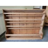 PINE LARGE PLATE RACK 48'X39'H