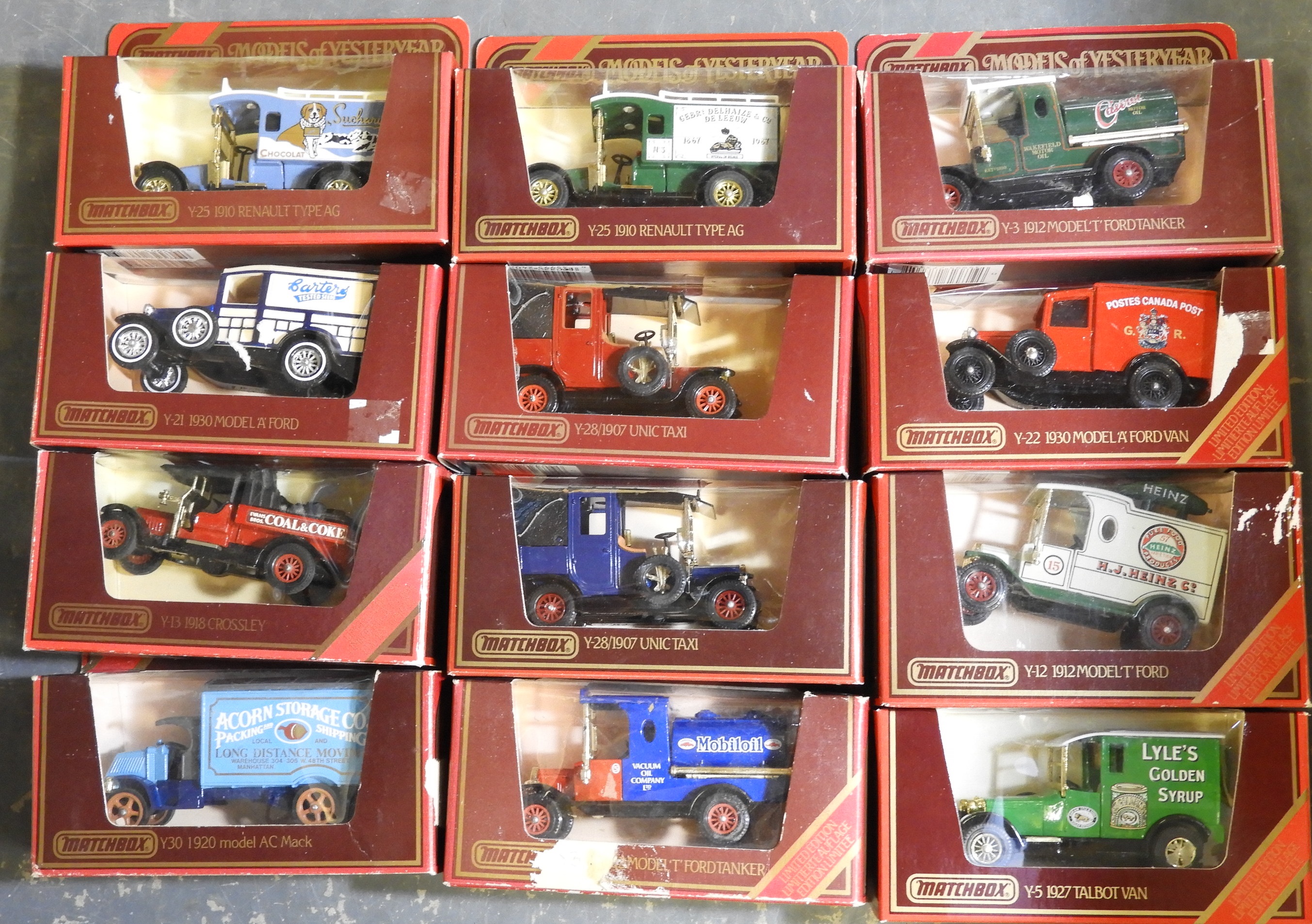 12 BOXED MODELS & YESTERYEAR MATCHBOX