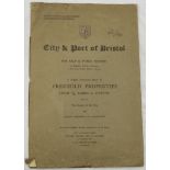 AUCTION PARTICULARS 1934 BLOCK OF PROPERTIES CITY & PORT OF BRISTOL