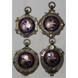 4 MIDLAND TEMPLARS MEDALLIONS