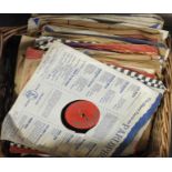 BASKET OF 78 RECORDS