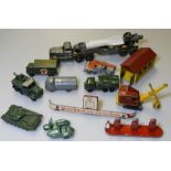 QTY OF LESNEY/MATCHBOX & CRESENT VEHICLES & BUILDINGS