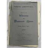 1908 SALES PARTICULARS 2 AGRICULTURE + SPORTING ESTATES WHITSTONE + POUNDSTOCK AREAS