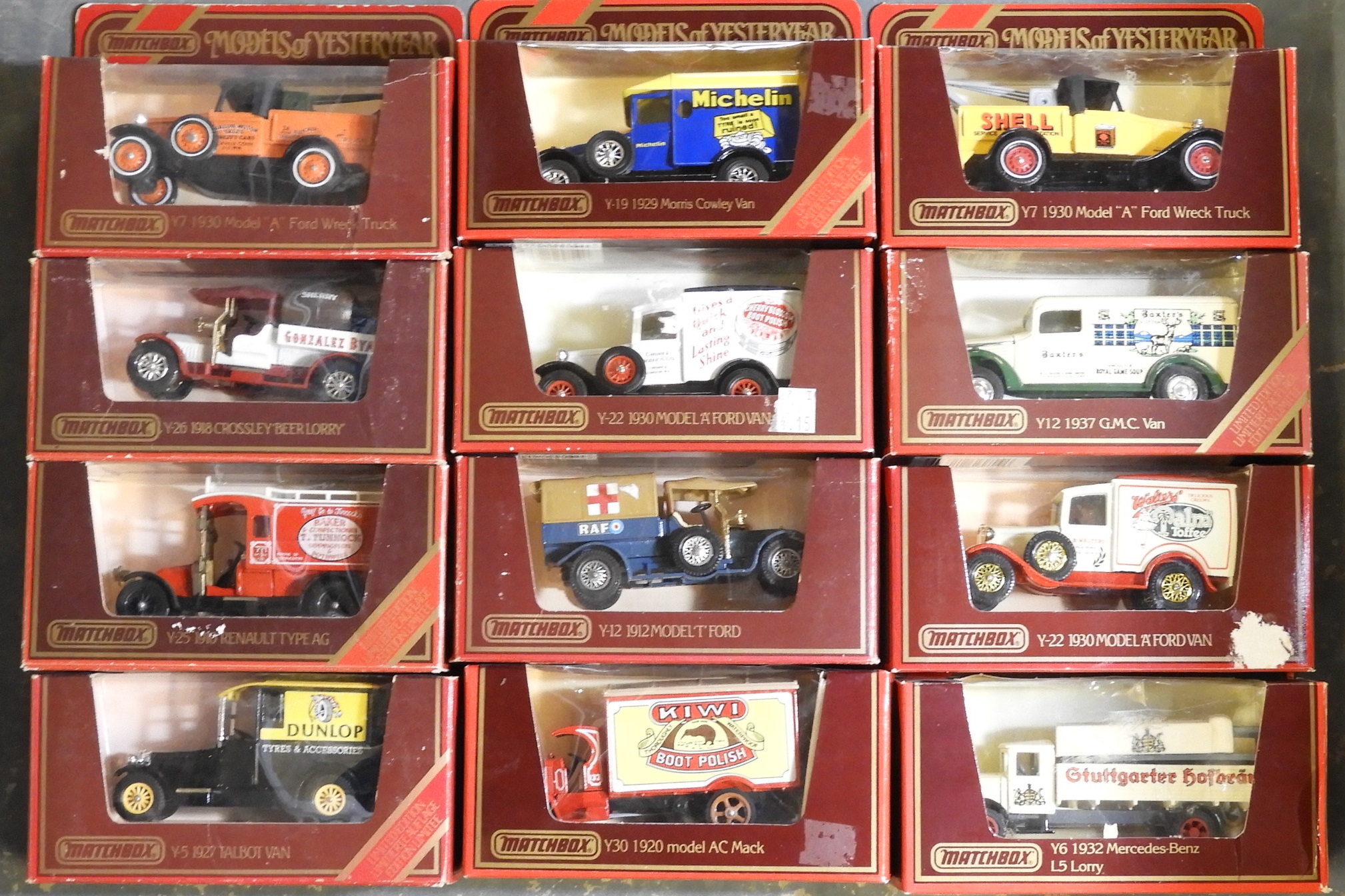 12 BOXED MODELS & YESTERYEAR MATCHBOX