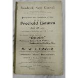 1909 SALES PARTICULARS 50 ACRES IN POUNDSTOCK WEEK ST MARY AREAS INC PENFOUND, BANGORS HOUSE