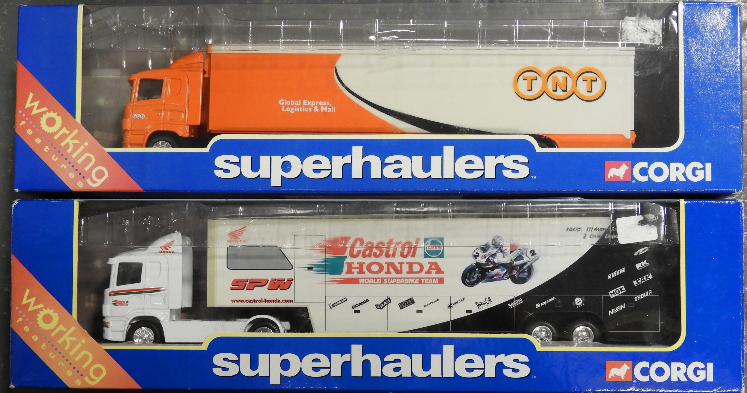 2 BOXED CORGI SUPERHAULERS