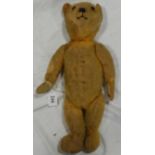 TEDDY BEAR GOLDEN PLUSH WELL LOVED LOB 14'