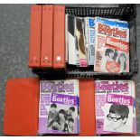 THE BEATLES BOOK MAGAZINES IN 5 BOUND VOLUMES & LOOSE FROM NO.1