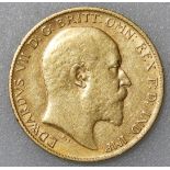 COINS - 1905 HALF SOVEREIGN