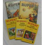 BOOKS - 2 RUPERT ANNUALS 1968-9 + 3 STORY BOOKS