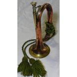 COPPER & BRASS BUGLE - REVEILLE BY HENRY POTTER & CO