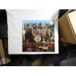 BEATLES LP'S SGT PEPPERS LONELY HEARTS CLUB BAND PCS 7027 YEX 63721 INC CARDBOARD CUT OUTS