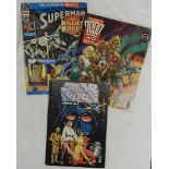 BOOKS - 1978 NO.1 STAR WARS ANNUAL + SUPERMAN 2000AD COMICS