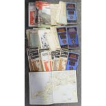 BOX OF OLD MAPS