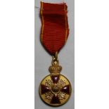 MEDALS - RUSSIA ORDER OF ST ANNE 1911 PATTERN GOLD & ENAMEL