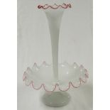 MILK GLASS EPERGNE