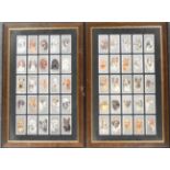 2 FRAMED PLAYERS CIGARETTE CARDS DOGS