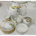 BAVARIAN FRUIT TREE DECOR COFFEE SET