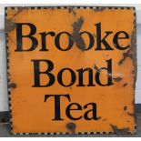 ENAMEL SIGN BROOKE BOND TEA 40' X 40'