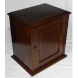 MAHOGANY INLAID SMOKERS CABINET