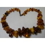 AMBER NECKLACE 70G