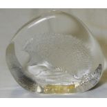 MATS JONASSON HEDGEHOG PAPERWEIGHT