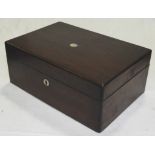 VICTORIAN MAHOGANY WORKBOX