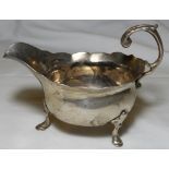 SILVER LONDON SAUCEBOAT 1747 (THOMAS FARREN?) 114.93G