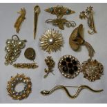 15 BROOCHES