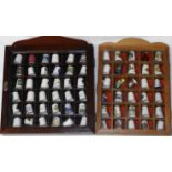 2 DISPLAY CASES OF THIMBLES