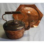 COPPER KETTLE & COPPER TRAY