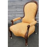 SPOON BACK ELBOW CHAIR