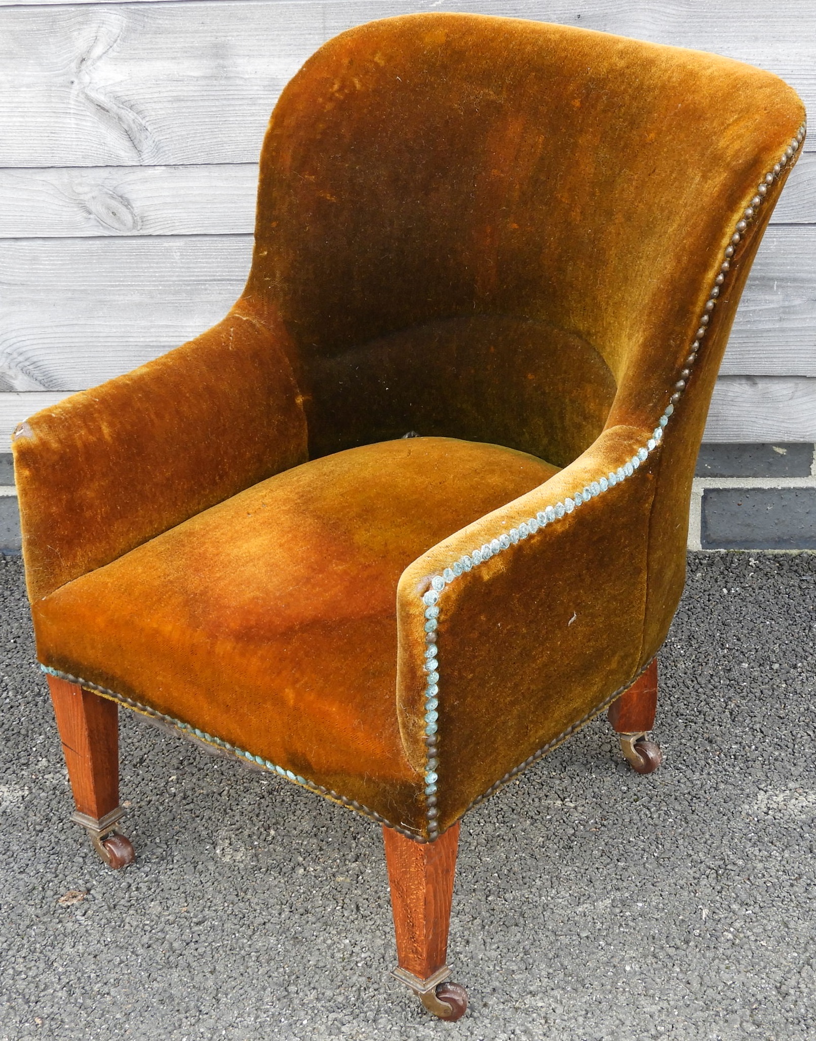 CHILDS VICTORIAN UPHOLSTERED ARMCHAIR