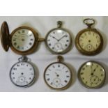 QUANTITY OF POCKET WATCHES INCL FATTORINI