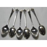 SILVER 6 TEASPOONS 38.3G