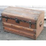 DOMED TRAVEL TRUNK