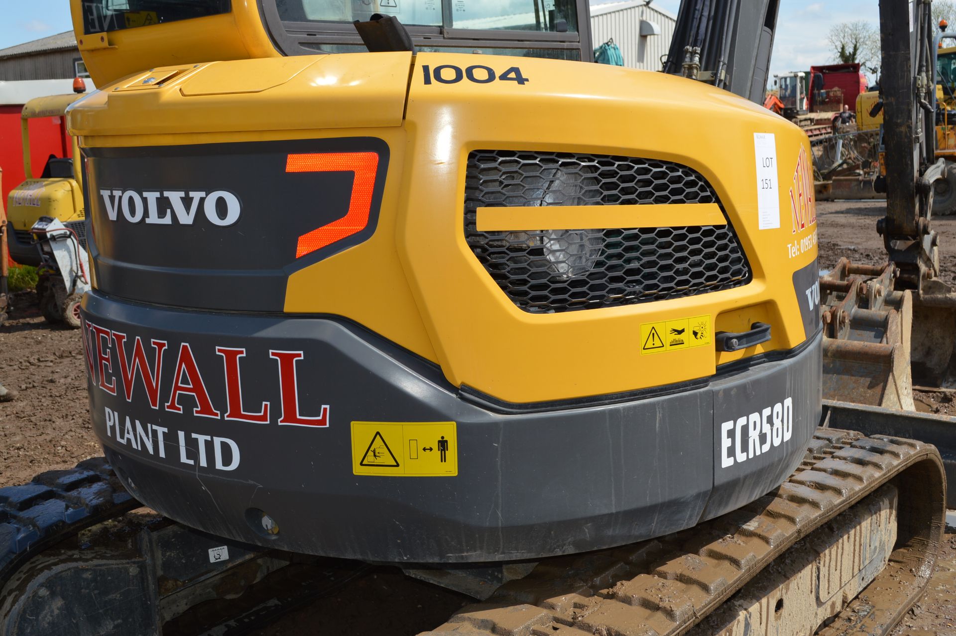 Volvo ECR58D Excavator (2014) - Image 11 of 32