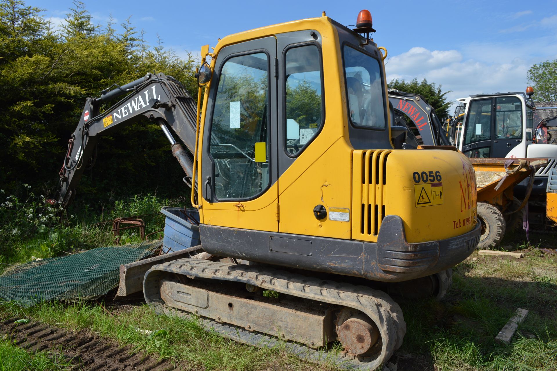 Volvo 5t Rubber Tracked Excavator with Blade, Quic - Image 11 of 19