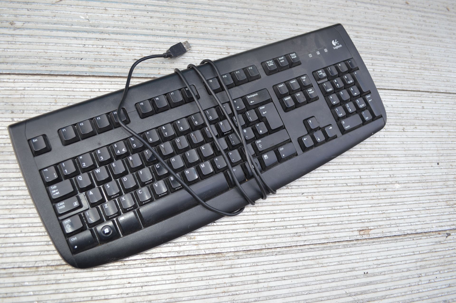 Logitech Deluxe 250 USB Keyboards (please note: this item is located in Birmingham, Collection by - Image 2 of 3