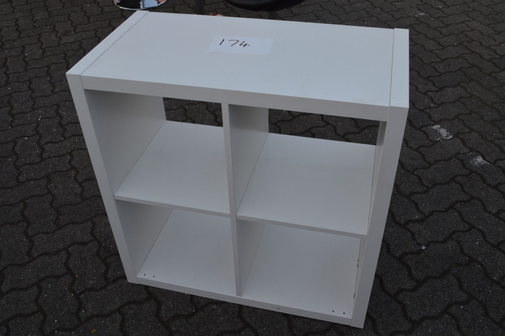 White Square Block Shelf unit 77cm Long x 77cm Deep 77cm High (please note: this item is located