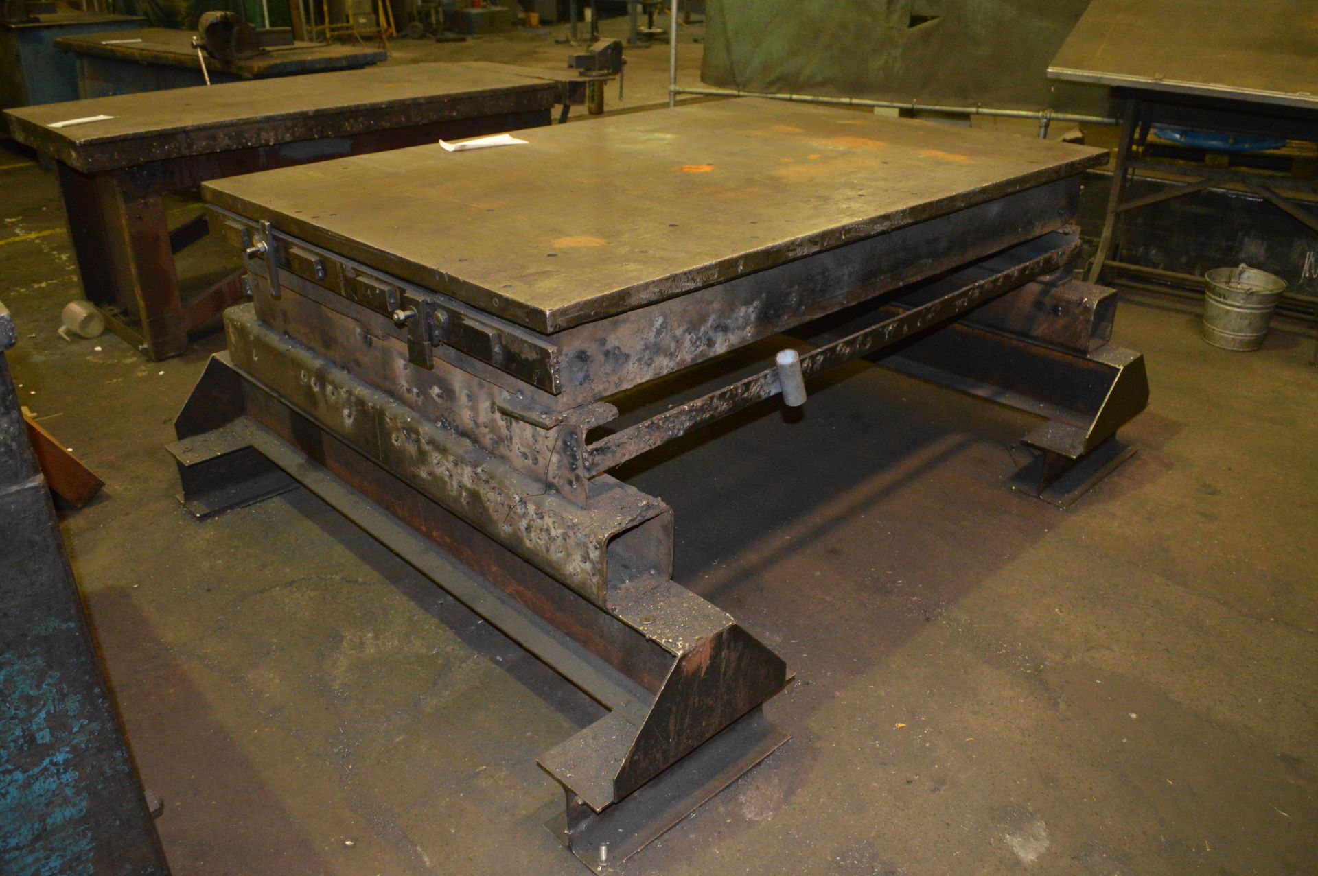 Welded Mild Steel Work Bench w-183cm, d-183cm, h-97cm - Image 5 of 5