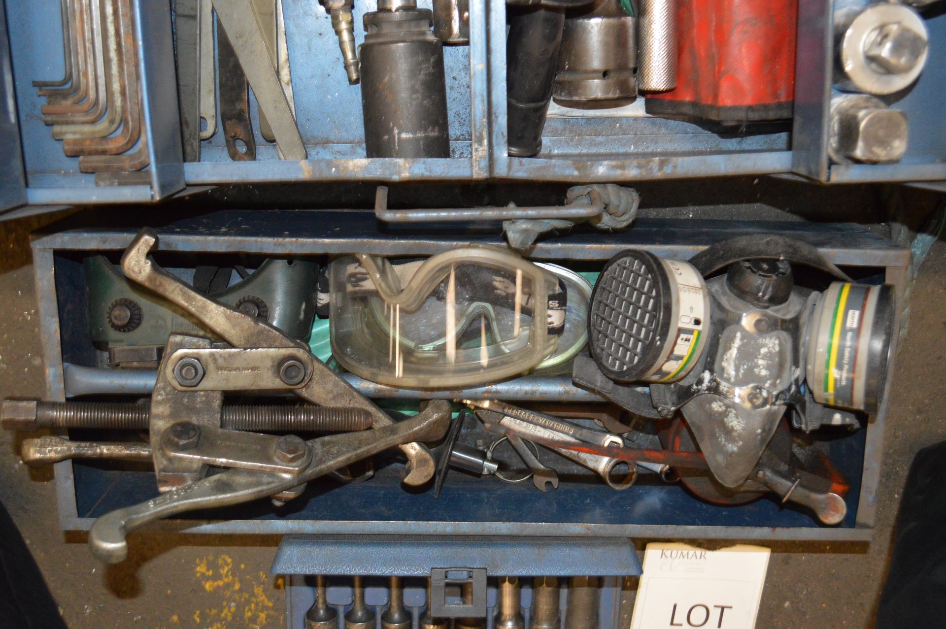 Tool Box & Contents to include Selection of Impact Sockets, Brackets, Extension Bars etc - Image 7 of 10