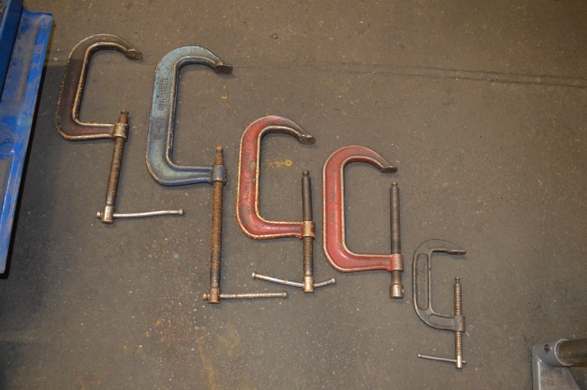 Tool Box & Contents to include Selection Bearing Puller Set & G Clamps - Image 9 of 13