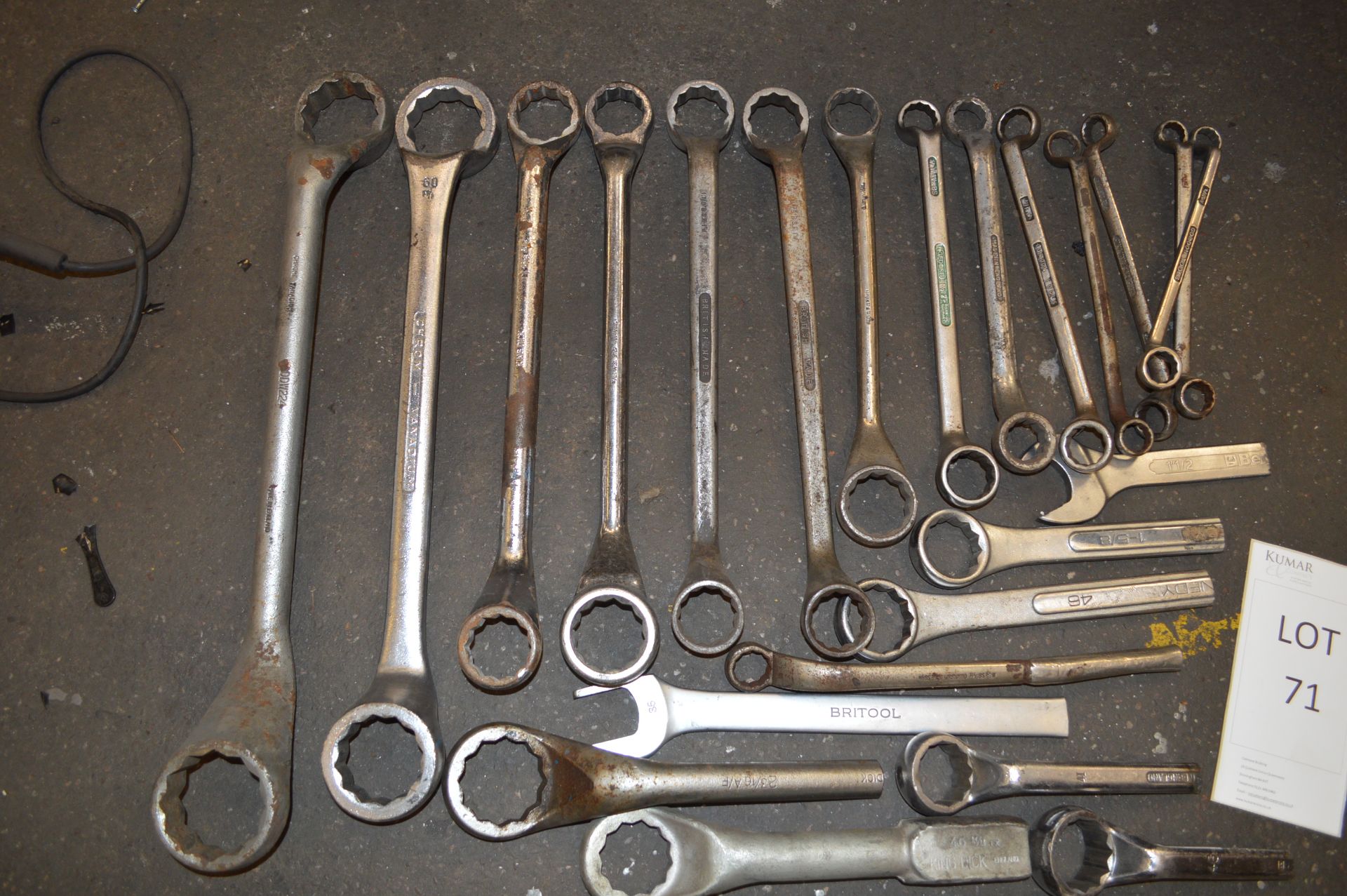 Quantity of Ring Spanners & Machine Tools (approx 28) - Image 3 of 7