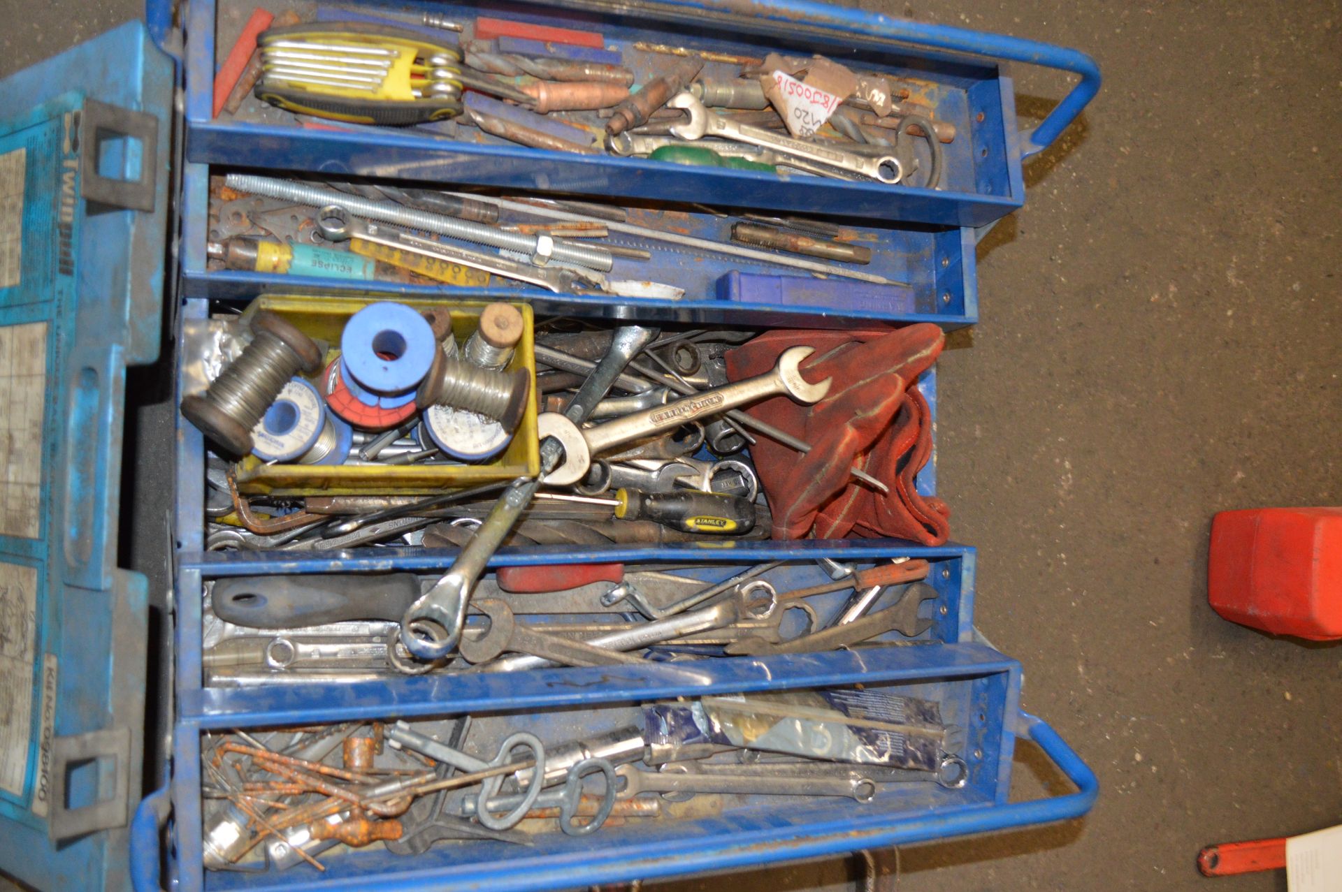 Tool Box & Contents to include Selection Bearing Puller Set & G Clamps - Image 6 of 13