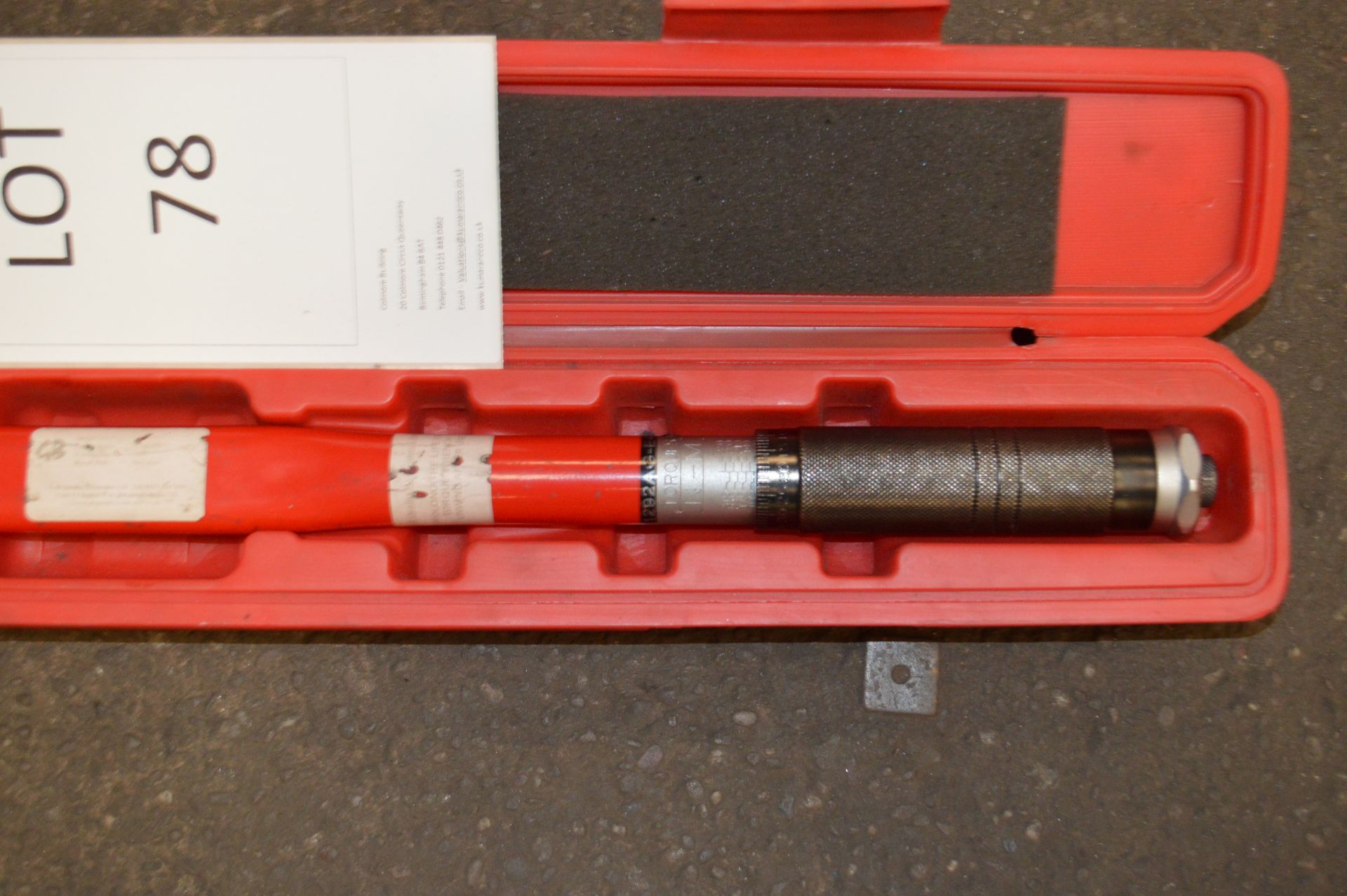 Tengtool Torque Wrench Model No: 1292AG E4 with Case - Image 3 of 7