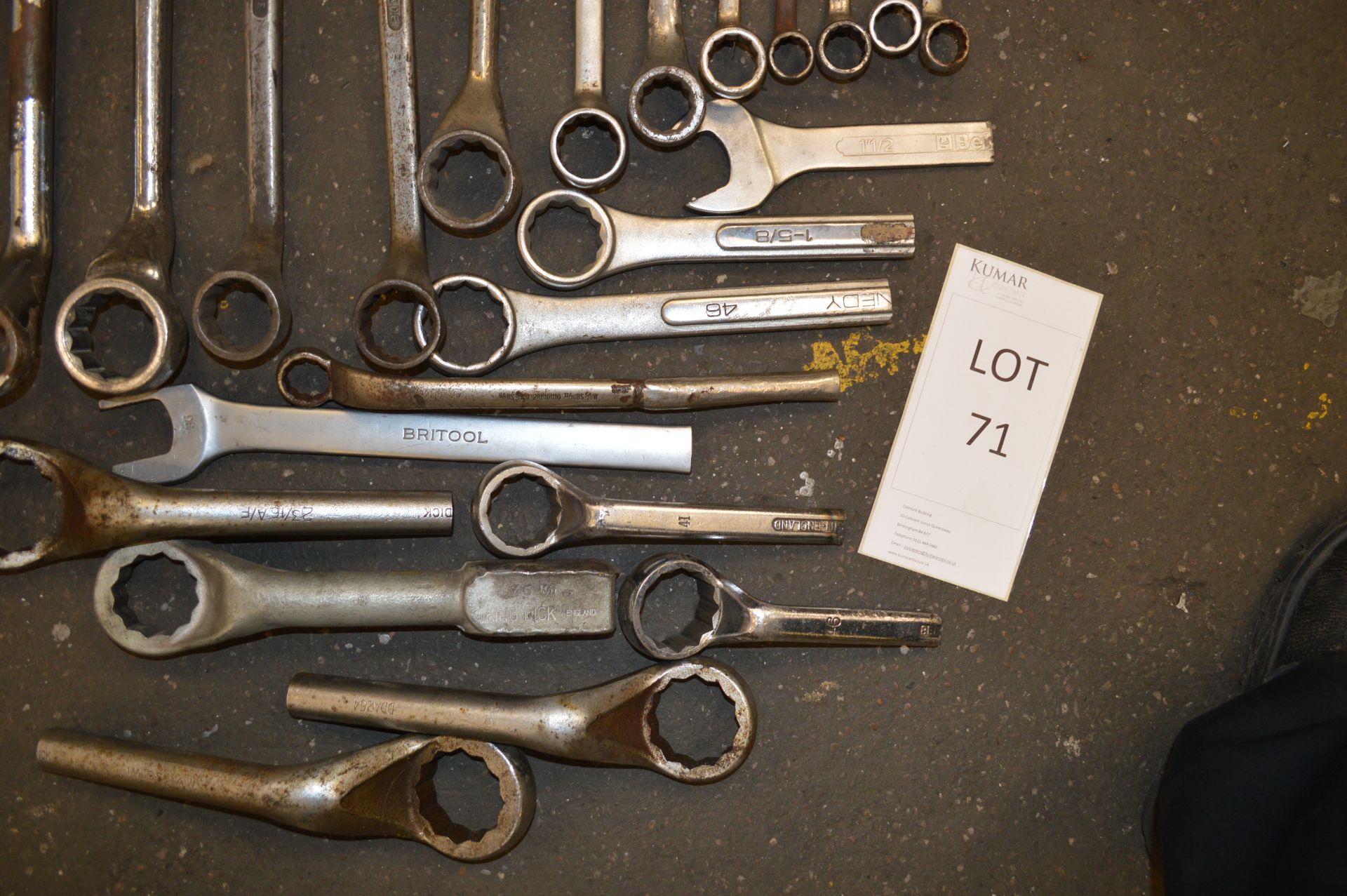 Quantity of Ring Spanners & Machine Tools (approx 28) - Image 7 of 7